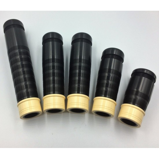 Set of Stocks with Imitation Ivory Ferrules Set of Stocks with Imitation Ivory Ferrules